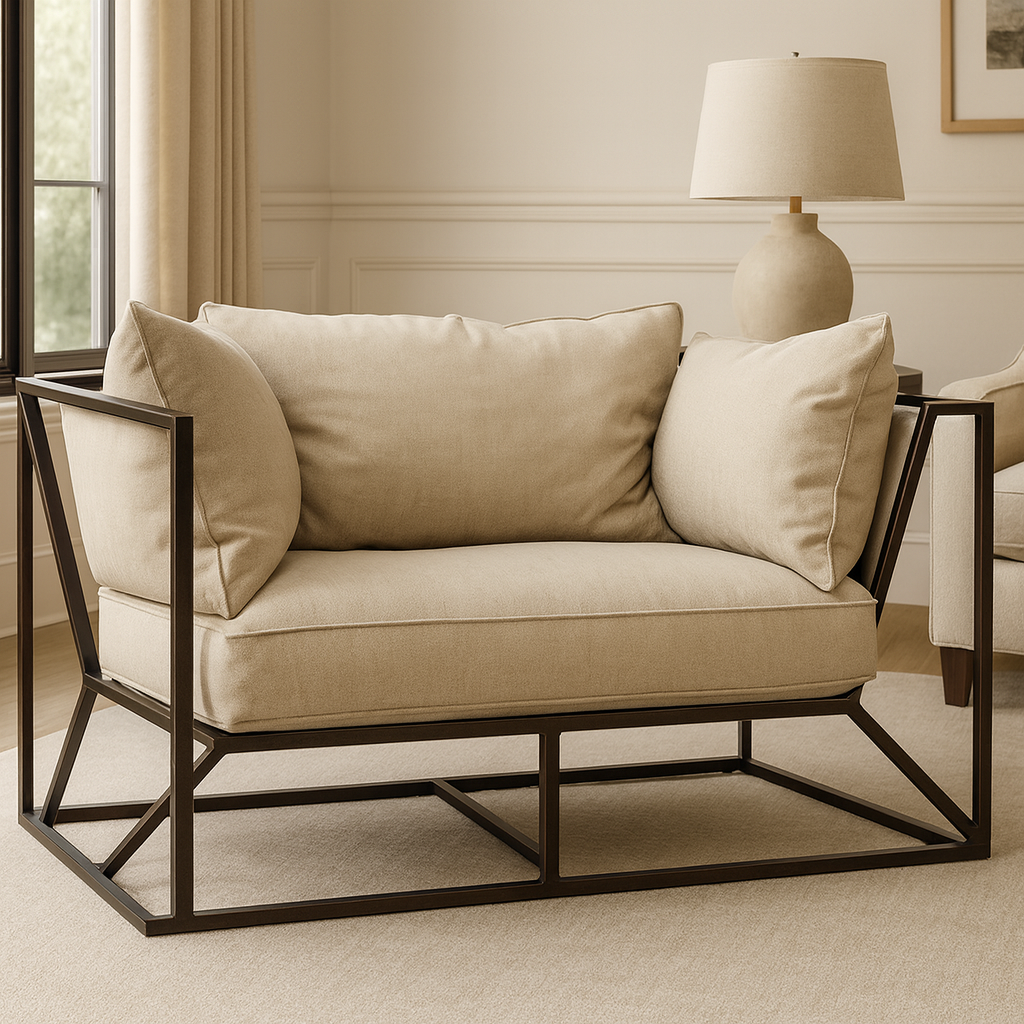 Sillón Acero Encino Sillón Acero Encino