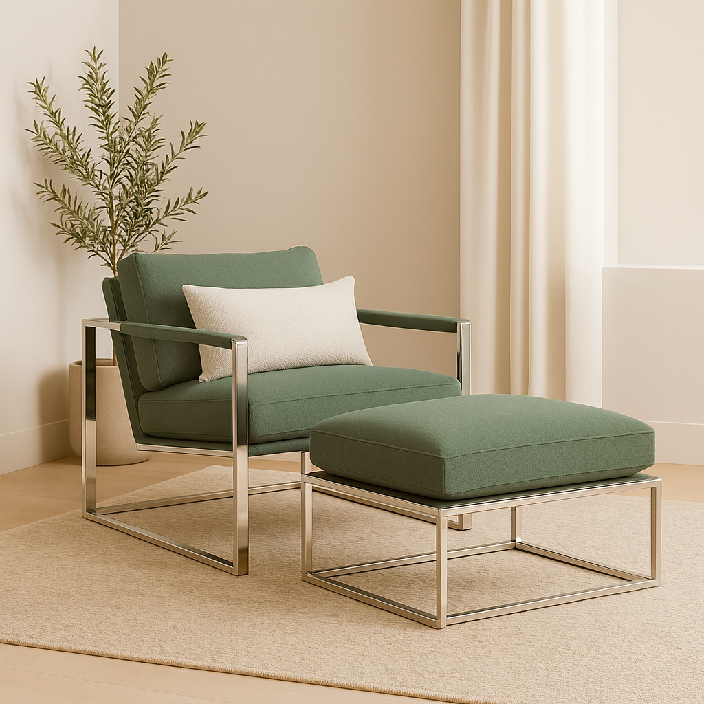 Sillón Acero Bosque