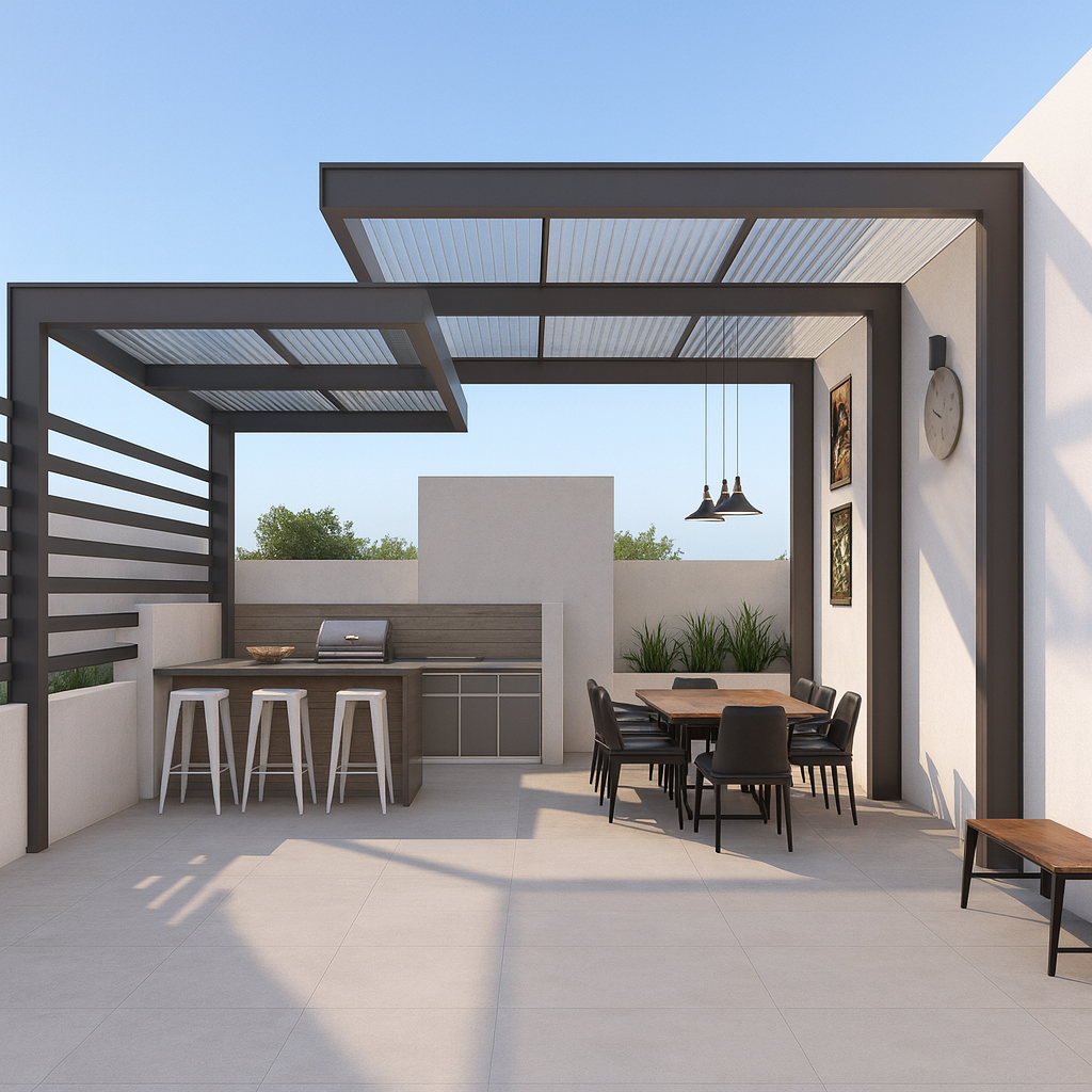 Pérgola Silencio Forjado