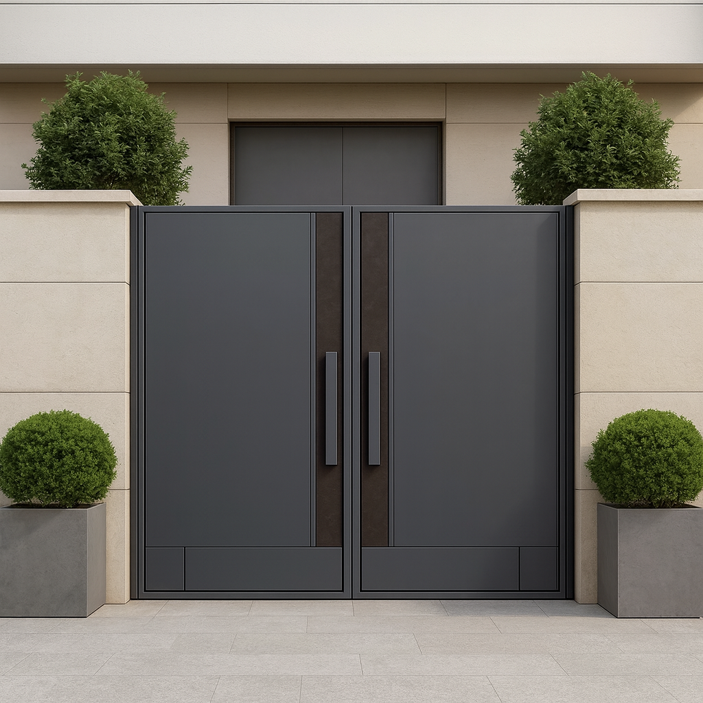 Portón Forja del hogar