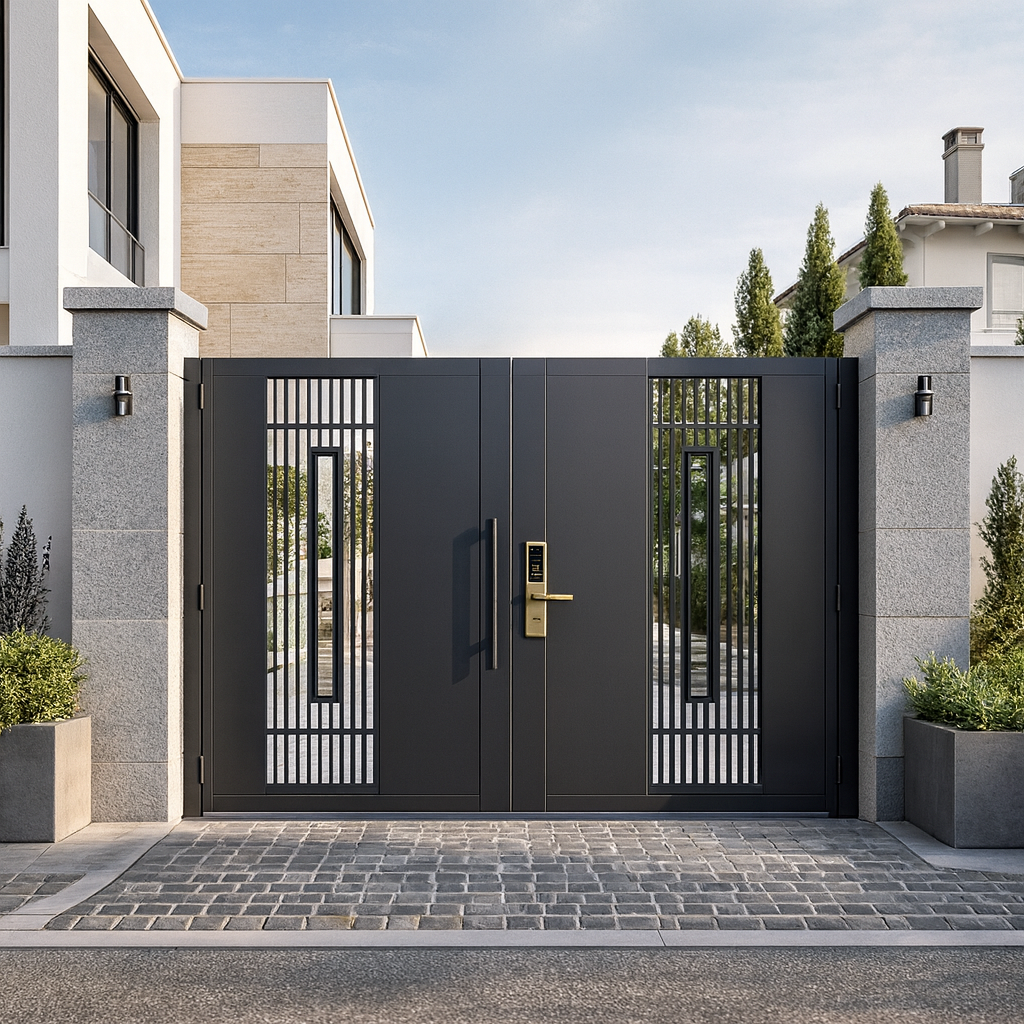 Portón Latido de metal